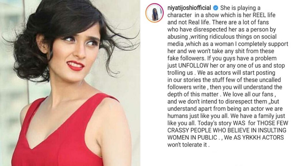 Yeh Rishta Kya Kehlata Hai: Niyati Joshi and Samir Onkar take a stand for Pankhuri Awasthy after her being constantly trolled