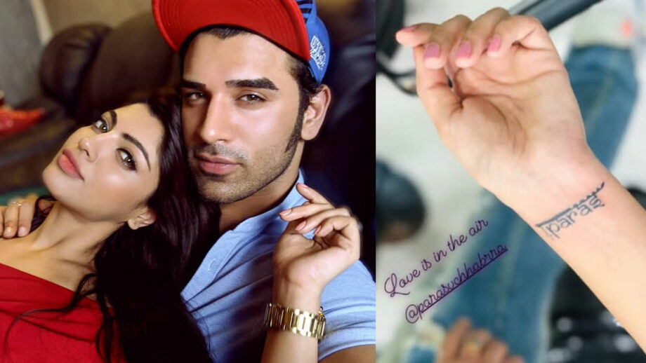 Akanksha Puri gets beau Paras Chhabra's name inked on her hand 2