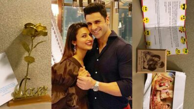 Divyanka Tripathi and Vivek Dahiya receive beautiful wedding anniversary gifts