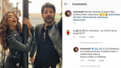 Karan Wahi slams a fan for linking him with Asha Negi