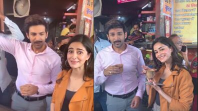 Kartik Aaryan and Ananya Panday’s chai bonding