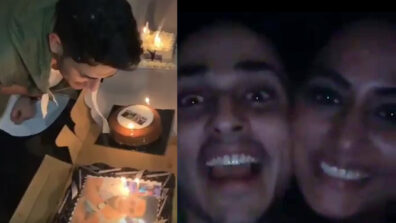 Bigg Boss fame Priyank Sharma celebrates birthday with family and friend Hina Khan