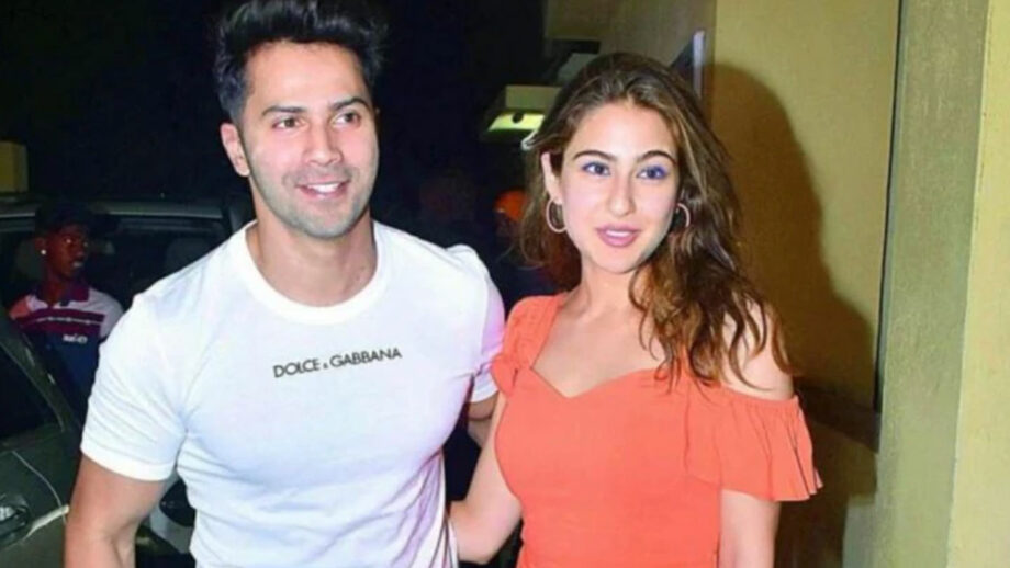 Varun Dhawan and Sara Ali Khan call each other 'copy cat'  1