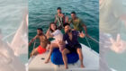 Virat Kohli and Anushka Sharma host yacht party to celebrate first test victory over Windies
