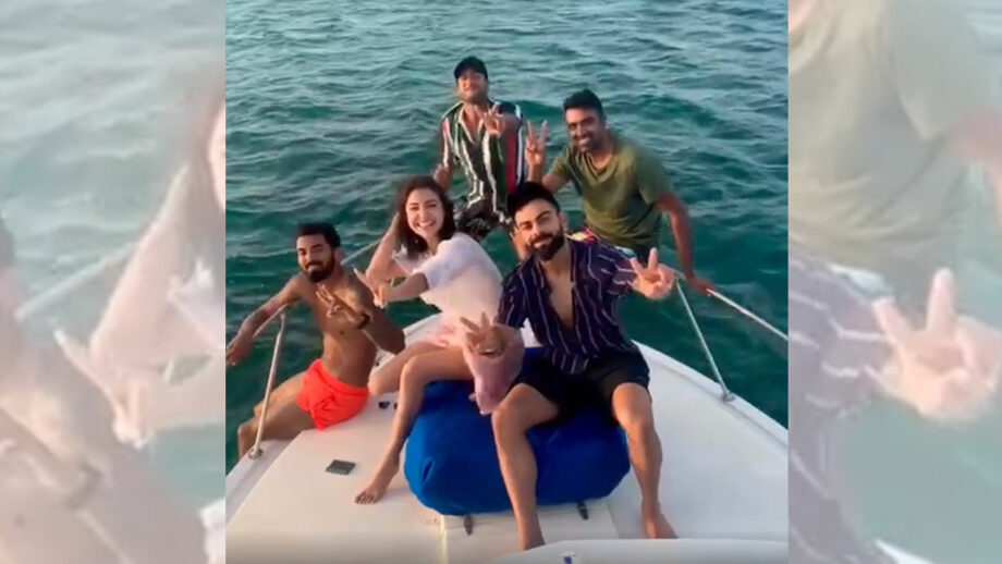 Virat Kohli and Anushka Sharma host yacth party to celebrate first test victory over Windies