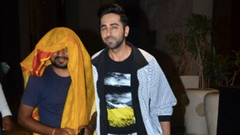 What? Ayushmann Khurrana's 'Dream Girl' fan gatecrashed AndhaDhun success party!