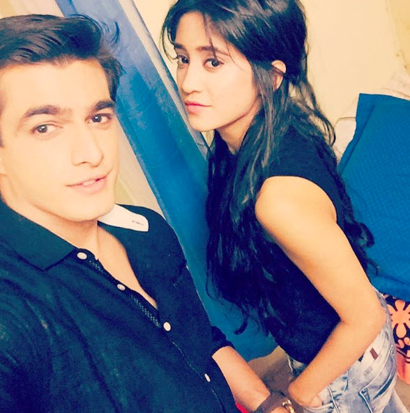 When Kartik and Naira were super cute behind the scenes too 1