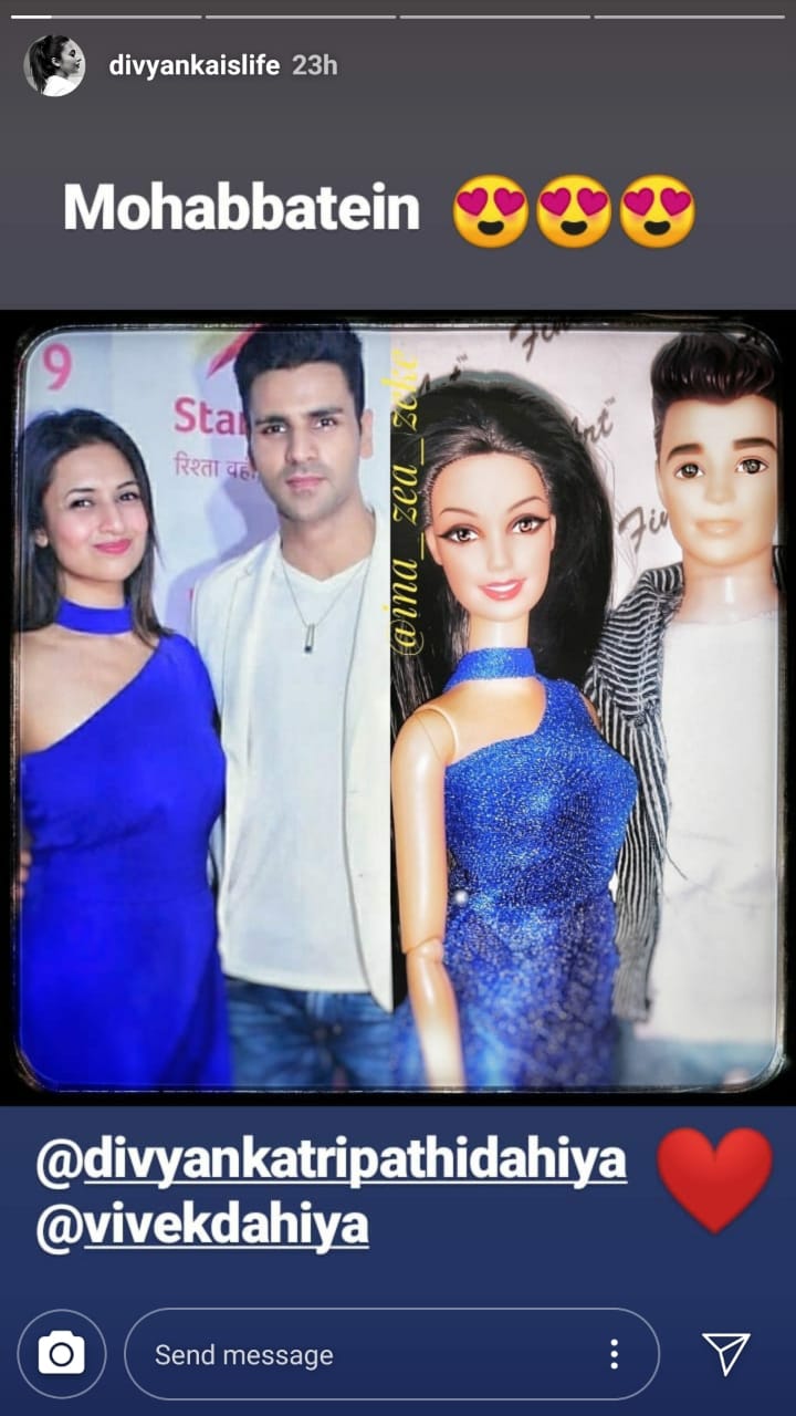 Yeh Hai Mohabbatein stars Divyanka Tripathi and Vivek Dahiya's dolls in the market 1