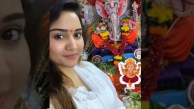 Ashi Singh welcomes Ganpati