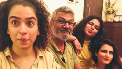 Fatima and Sanya bond with their Dangal director, Nitesh Tiwari