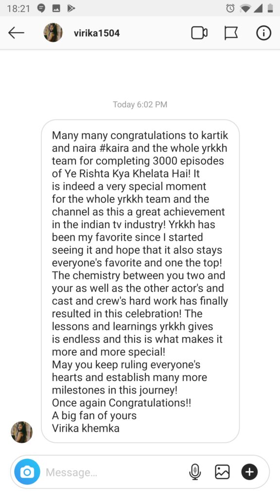 Loveyouyrkkh3000: Winners of ‘Letter to Kartik and Naira’ contest - 3