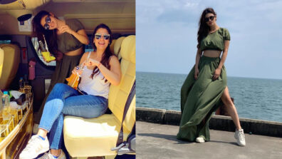 Naagin Mouni Roy lives it up on holiday with a close friend