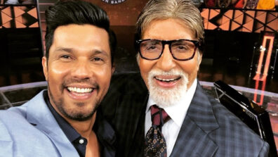 Randeep Hooda on the sets of Kaun Banega Crorepati