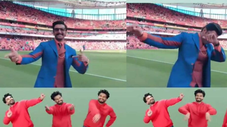 Ranveer Singh at Emirates Stadium