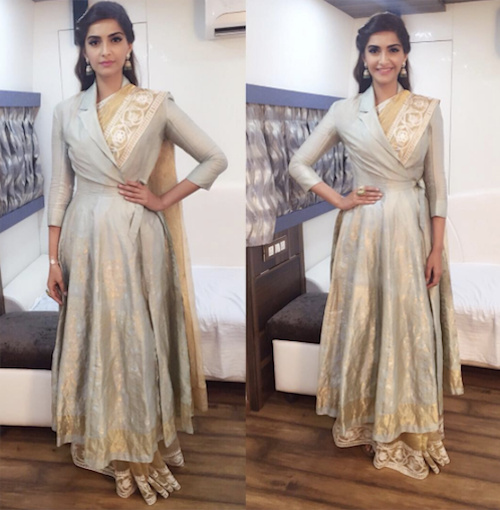 Steal These Unconventional Saree looks From Sonam Kapoor's closet 2