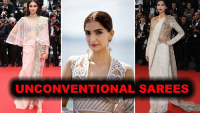 Steal These Unconventional Saree looks From Sonam Kapoor’s closet