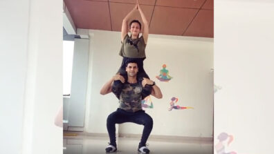 Vivek Dahiya ‘sqauts it out’ with wifey Divyanka Tripathi