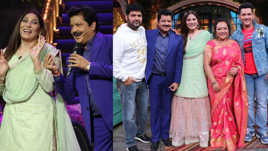 Aditya reveals Udit Narayan's romantic moments on The Kapil Sharma Show