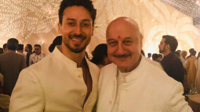 Anupam Kher’s special blessing for Tiger Shroff