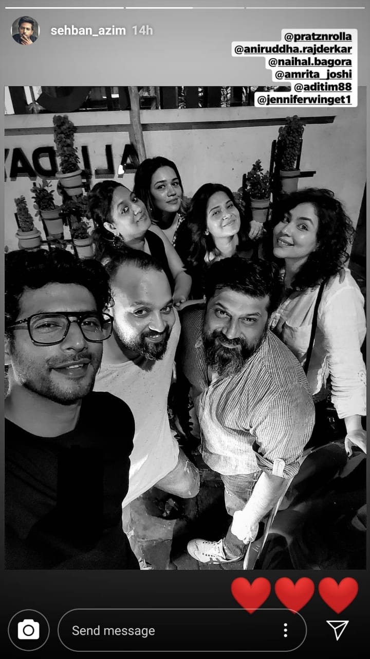 BFFs Jennifer Winget and Sehban Azim party hard