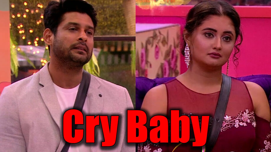 Bigg Boss 13: Siddharth Shukla called Rashami a cry baby?