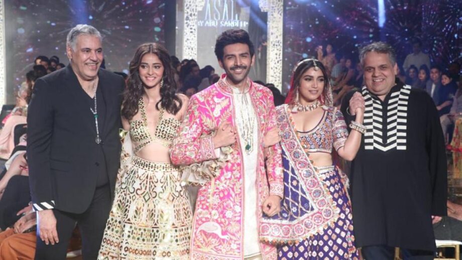 Pati Patni Aur Woh cast slay the ramp together