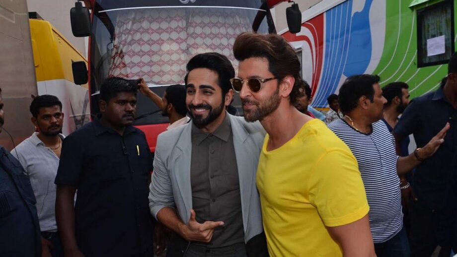 Ultimate bromance between Hrithik Roshan and Ayushmann Khurrana