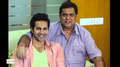 Varun Dhawan’s fun scooter ride with Papa Dhawan