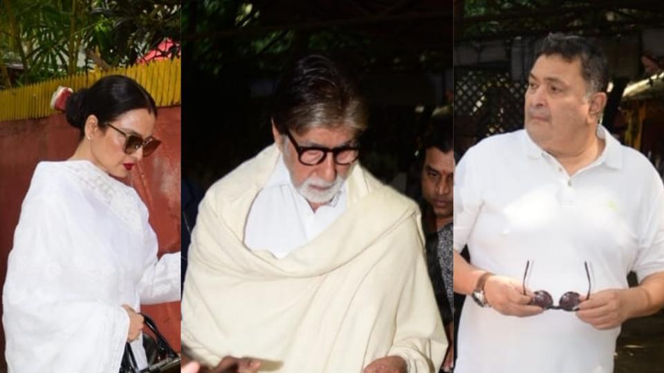 In Pics: Bollywood extends support at Shaukat Azmi’s prayer meet - 1