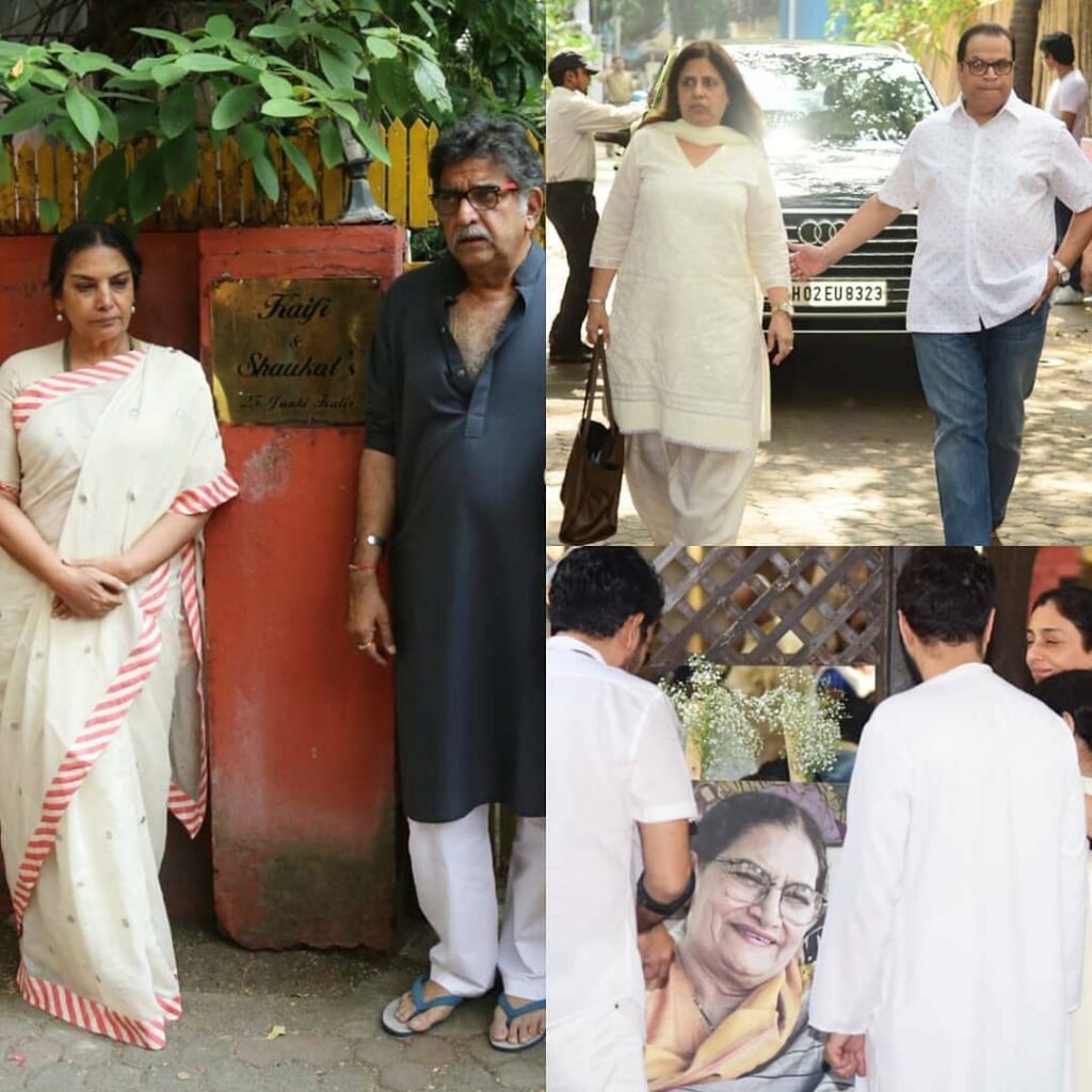 In Pics: Bollywood extends support at Shaukat Azmi’s prayer meet - 3