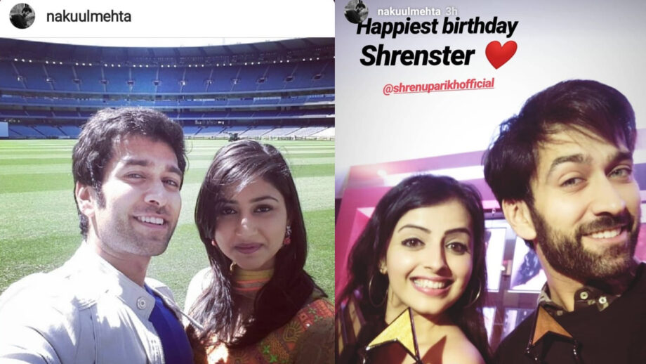 Ishqbaaaz hunk Nakuul Mehta shows some 'Ishq' to Disha Parmar and Shrenu Parikh