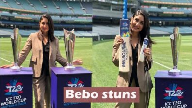 Kareena Kapoor Khan unveils the ICC T20 trophy