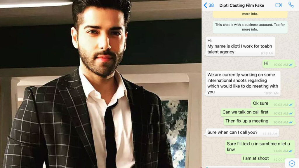 Kinshuk Mahajan gets duped by fake casting call