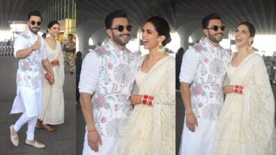 Ranveer Singh and Deepika Padukone being the perfect Bollywood Jodi