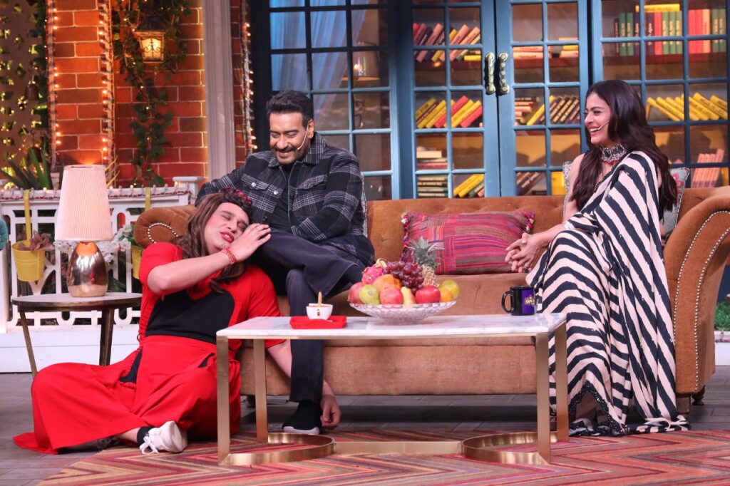 Ajay Devgan and Kajol promote Tanhaji on The Kapil Sharma Show - 6