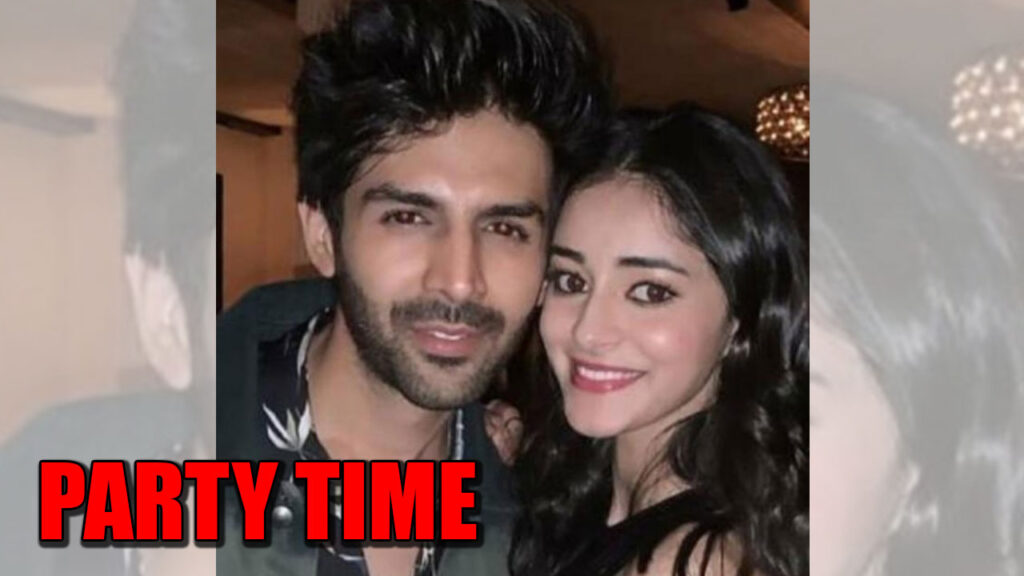 Ananya Panday and Kartik Aaryan's party moments caught on camera