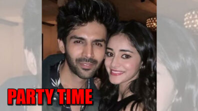 Ananya Panday and Kartik Aaryan’s party moments caught on camera