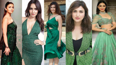 Bollywood Divas slaying in Green