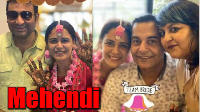 Bride-to-be Mona Singh is positively glowing in her Mehendi