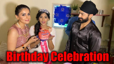 Choti Sarrdaarni actress Nimrit Kaur Ahluwalia celebrates her birthday on the sets