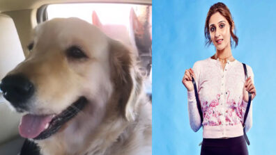 Dhvani Bhanushali has a day out with her dog