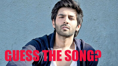 Guess the song Kartik Aaryan is hooked onto?