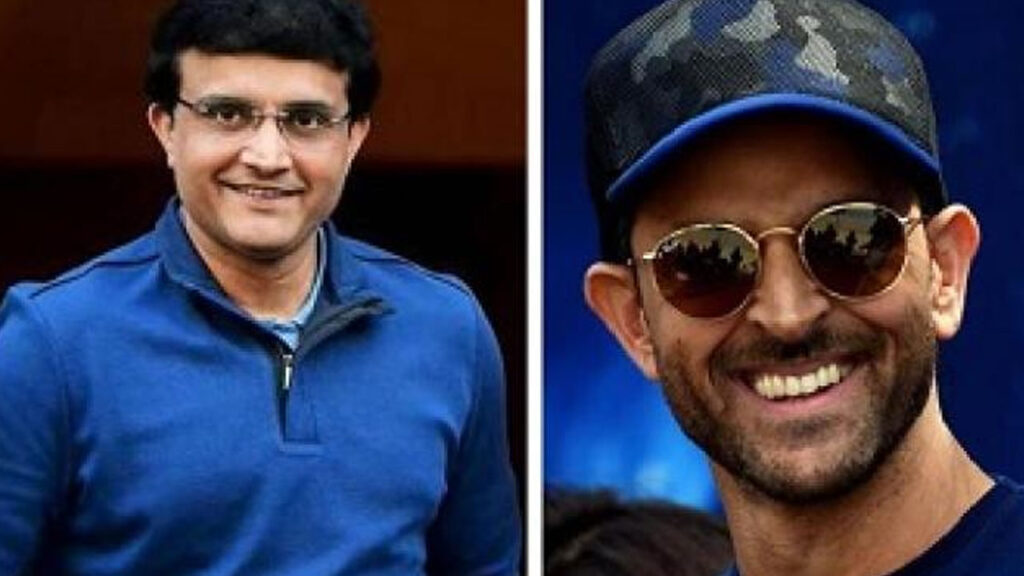 Hrithik Roshan is Sourav Ganguly's first choice