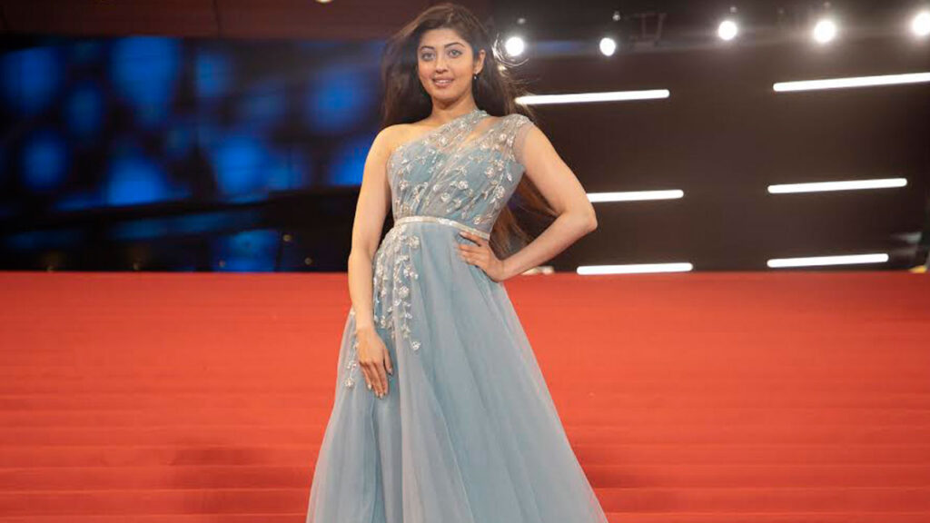 I am honored to share the platform with Bhumi Pednekar and Karan Johar at IFFAM: Pranitha Subhash