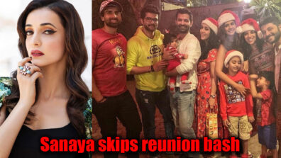 Sanaya Irani skips Iss Pyaar Ko Kya Naam Doon reunion bash, Barun Sobti poses with child