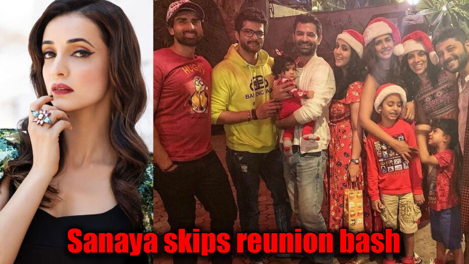 Sanaya Irani skips Iss Pyaar Ko Kya Naam Doon reunion bash, Barun Sobti poses with child