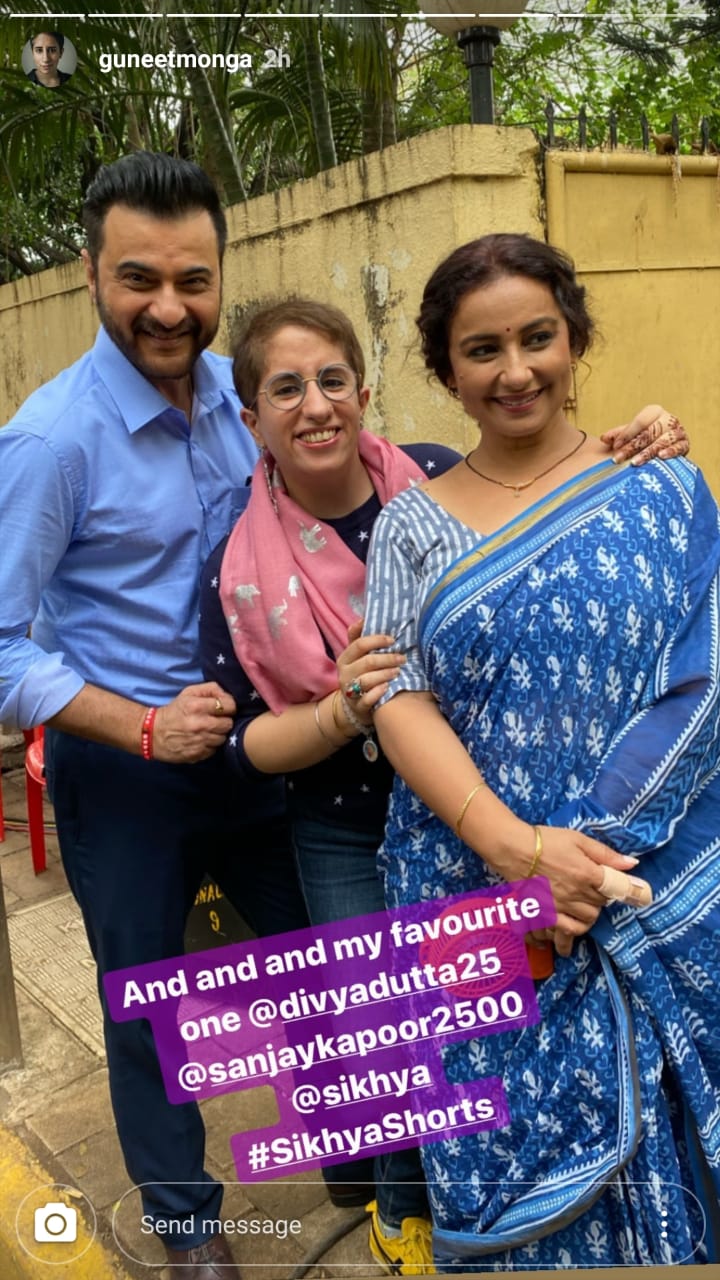 Sanjay Kapoor and Divya Dutta in Guneet Monga’s short film