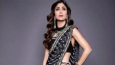 Shilpa Shetty gives saree style a stylish twist!