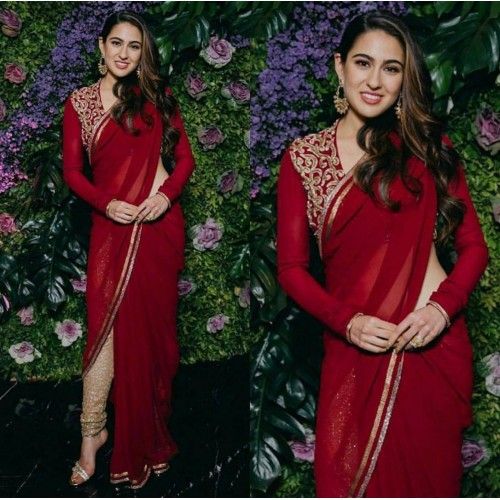 Tara Sutaria or Sara Ali Khan: Who slays the saree look? - 1