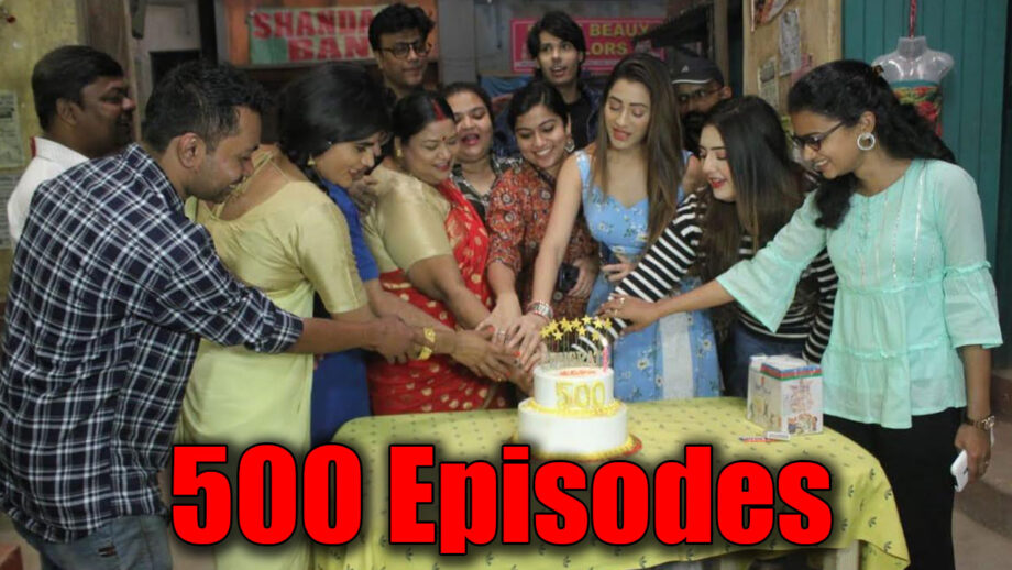 We are grateful to our audience for 500 episodes of Jijaji Chhat Per Hain: Hiba Nawab and Nikhil Khurana